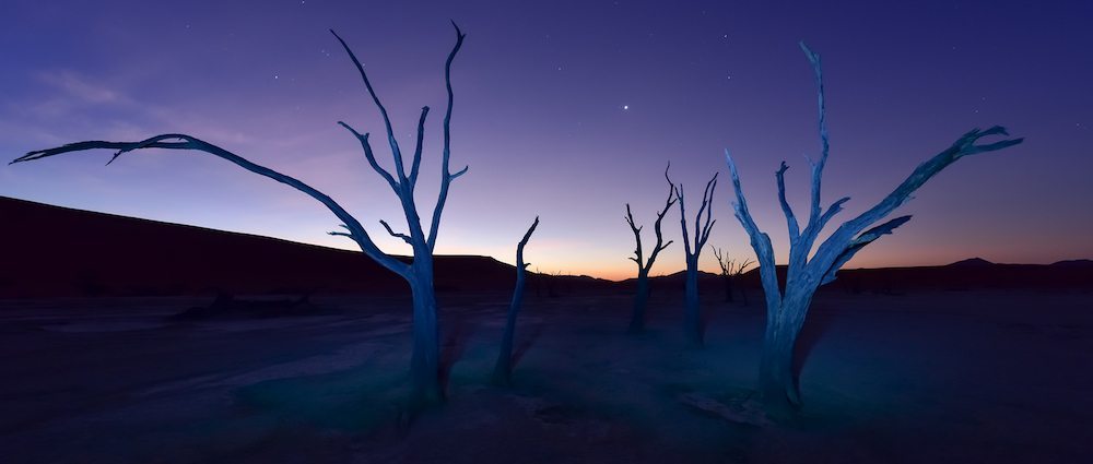Namibia desierto noche